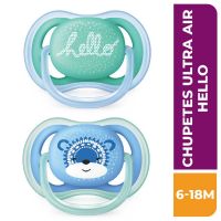 Chupete Ultra Air Philips AVENT Deco (6-18m) x2 SCF342/22