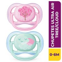 Chupete Ultra Air Philips AVENT Deco (0-6m) x2 SCF343/20