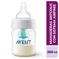 Mamadera Avent Anticoloc Airfree 260 ml