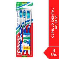 Cepillo Dental Colgate Triple Acción Medio 3unid Promo Pack