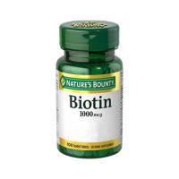 Suplemento Natures Bounty B-Biotin 1000 mcg x 100 capsulas