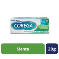 Adhesivo Para Prótesis Dentales Ultra Corega Crema sabor Menta x 20gr.