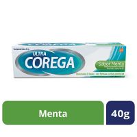 Adhesivo Para Prótesis Dentales Ultra Corega Crema sabor Menta x 40gr.