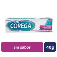 Adhesivo Para Prótesis Dentales Ultra Corega Crema Sin Sabor x 40gr.