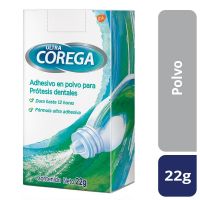 Adhesivo para Prótesis Dentales Ultra Corega Polvo 22gr.