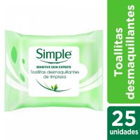 Toallitas Desmaquillante Facial Cleansing x 25 un