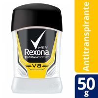 Desodorante Antitranspirante REXONA V8 en Barra 50 g