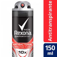 Desodorante Aerosol Men Antibacterial Antitranspirante x 150 ml