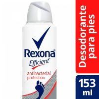 Desodorante para pies REXONA Antibacterial en Aerosol 153 ml