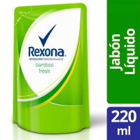 Jabón Líquido REXONA Bamboo Fresh 220 ml Repuesto