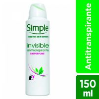 Desodorante Antitranspirante Invisible en aerosol x 150 ml