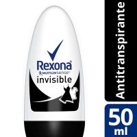 Desodorante Antitranspirante REXONA Invisible Roll-On 50 ml