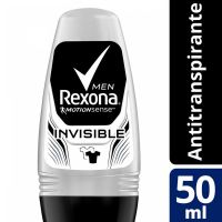 Desodorante Antitranspirante REXONA Invisible Roll-On 50 ml