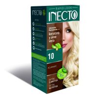 Kit Rapid Coloracion Permanente con Keratina y Aloe Vera 10 Rubio Clarisimo