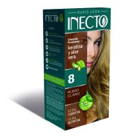 Kit Rapid Coloracion Permanente con Keratina y Aloe Vera 8 Rubio Claro