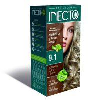 Kit Rapid Coloracion Permanente con Keratina y Aloe Vera 9.1 Rubio Muy Claro Arena