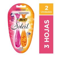 Maquina de Afeitar Bic Soleil Descartable Mujer x 2 u