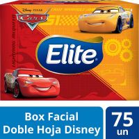 Pañuelos Descartables Elite Doble Hoja Box Individual Licencias Disney 75 un