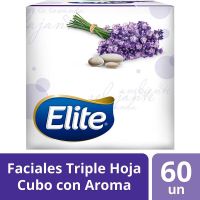 Pañuelos Descargables Elite Triple hoja Box c/aroma 60 un