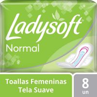 Toallas Femeninas Ladysoft Normal Suave 8 un