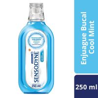 Sensodyne Cool Mint Enjuague Bucal para dientes sensibles Aliento Fresco, 250 ml
