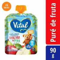 Pure de fruta Manzana y Pera x 90 Gr